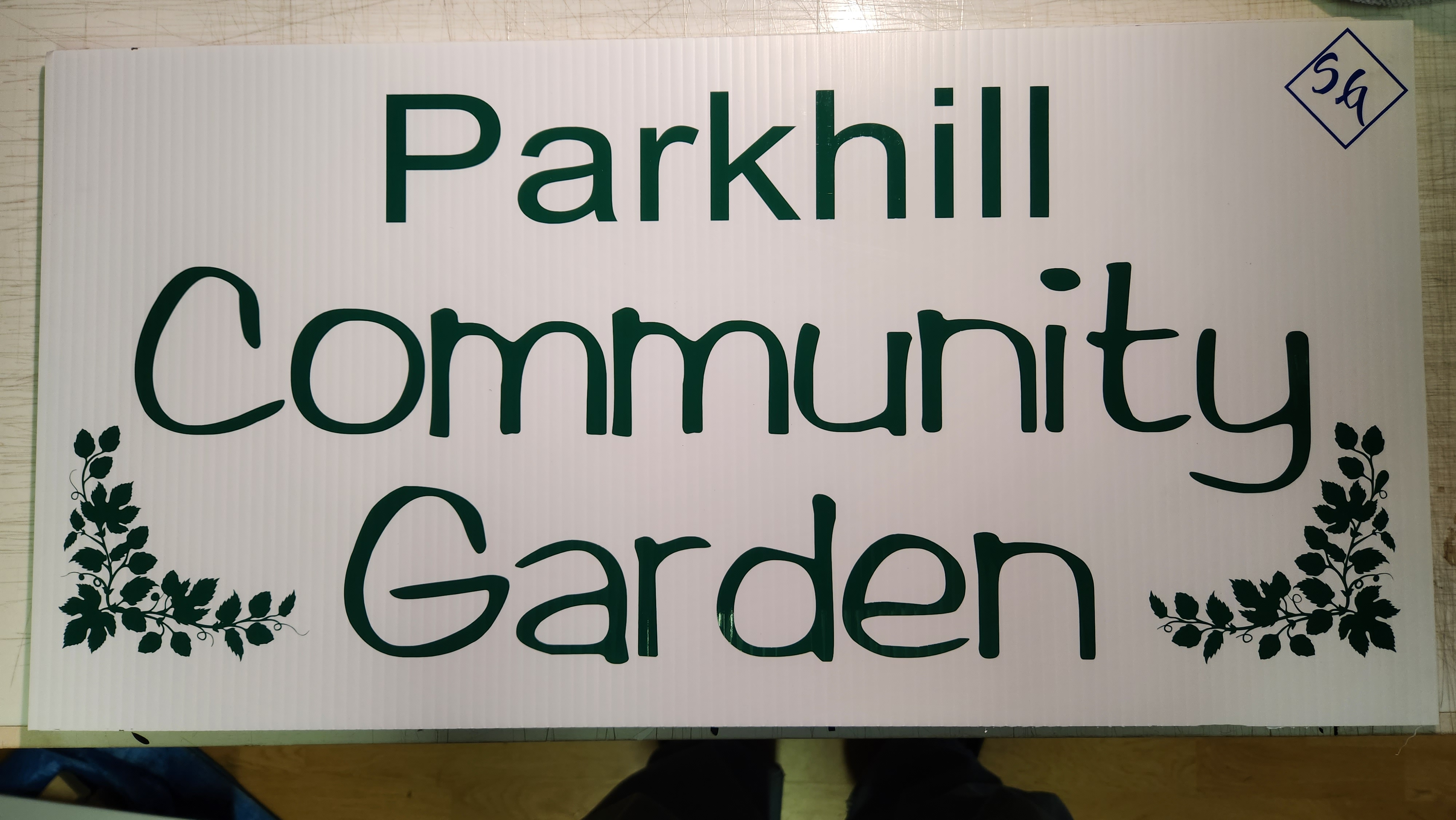 organization promotional sign